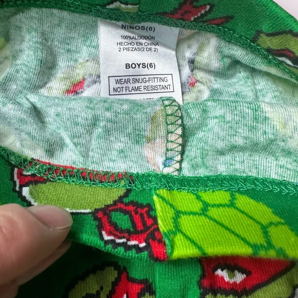 NWT Boys Nickelodeon Teenage Mutant Ninja Turtles Two Piece Shorts Tank Pajamas